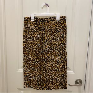 Leopard Print Skirt